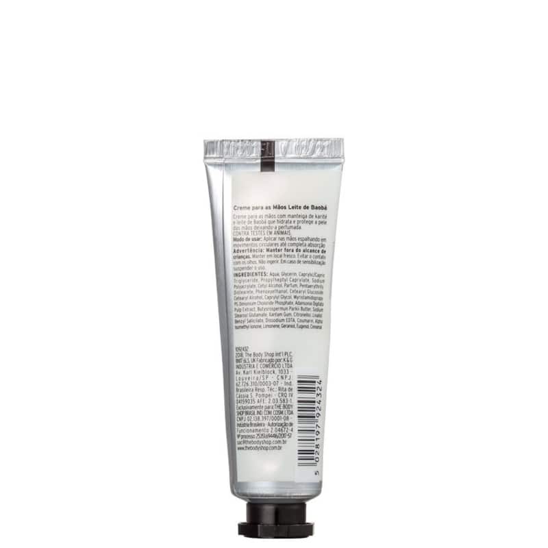 The Body Shop Leite de Baobá - Creme para as Mãos 30ml