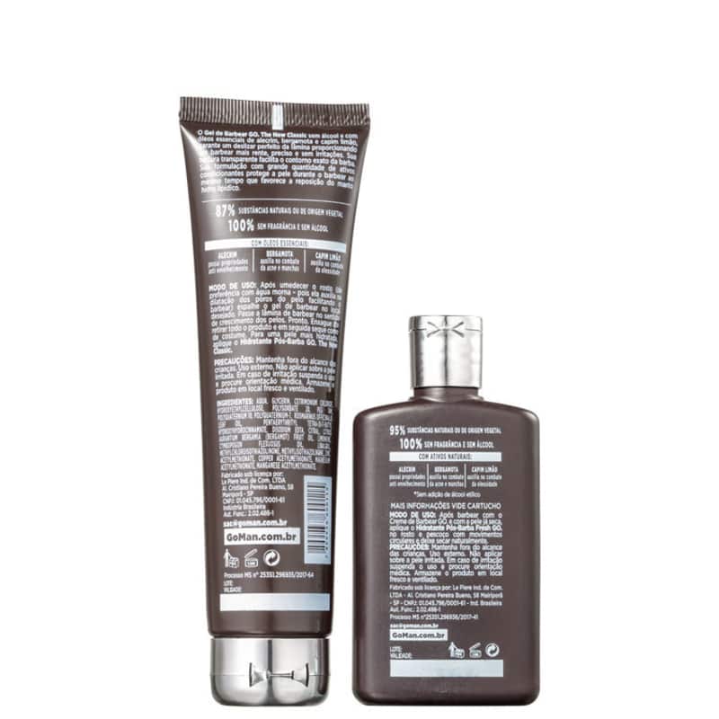 Kit Go Man The New Classic Duo com Nécessaire (2 Produtos + Nécessaire)