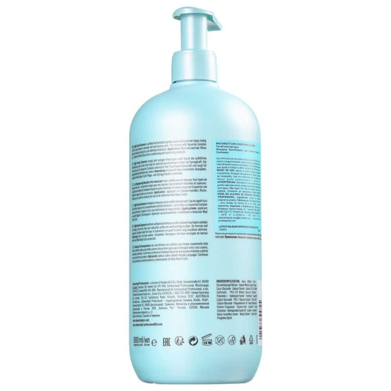 Schwarzkopf Professional Mad About Curls High Foam Cleanser - Shampoo sem Sulfato 1000ml