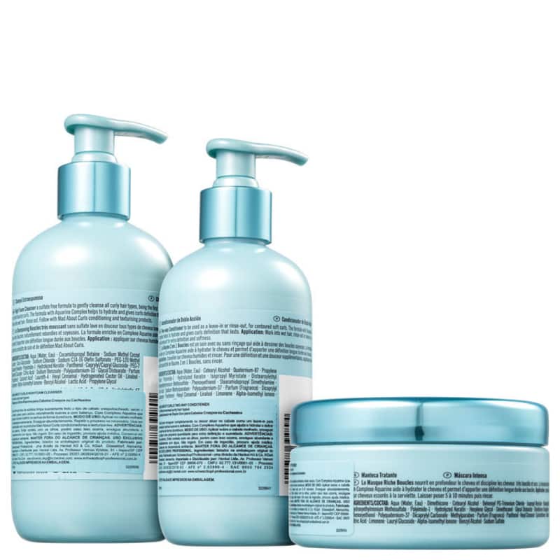 Kit Schwarzkopf Professional Mad About Curls Trio High (3 Produtos)