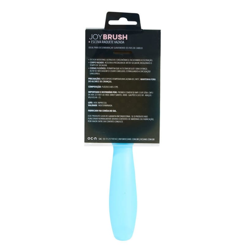 Océane Joy Brush Azul - Escova de Cabelo