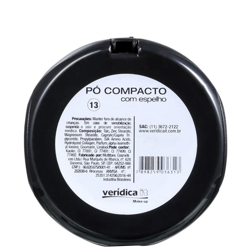 Verídica It com Espelho 13 - Pó Compacto 10g