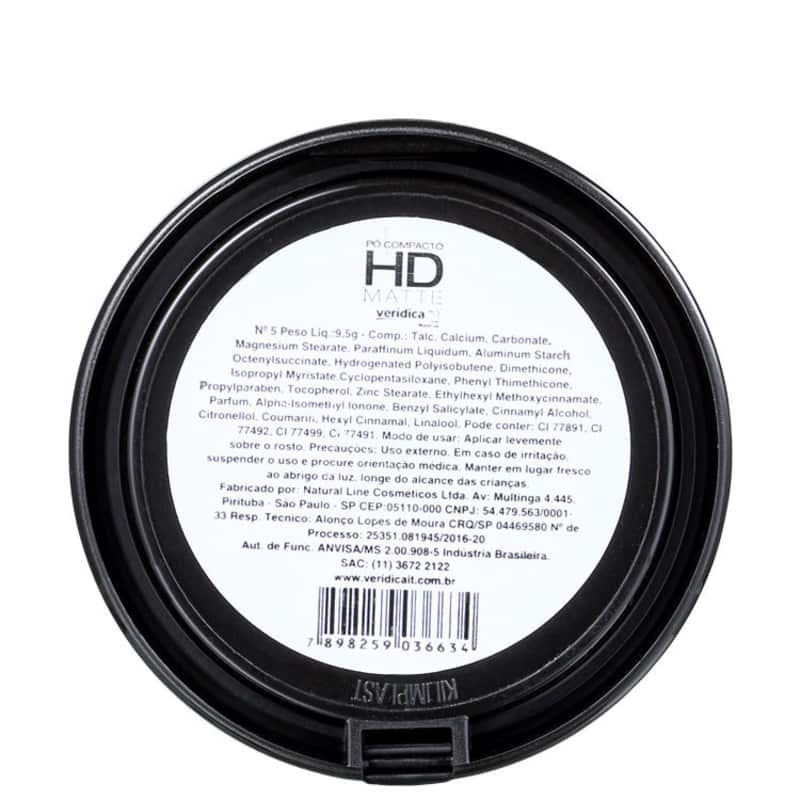 Verídica It HD 05 - Pó Compacto Matte 9,5g