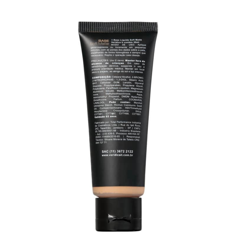 Verídica It Soft Matte 06 - Base Líquida 30ml