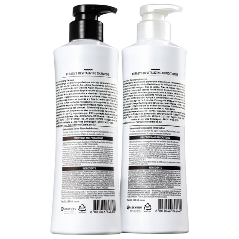 Kerasys Revitalizing Duo Salão (2 Produtos)