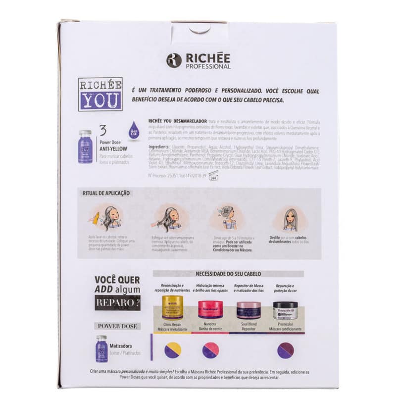 Kit Richée Prismcolor Anti Yellow (3 Produtos)