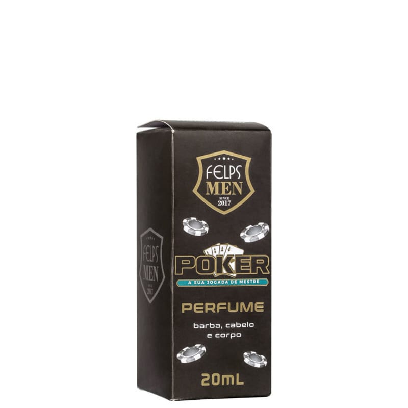 Felps Profissional Men Poker - Perfume Multifuncional 20ml