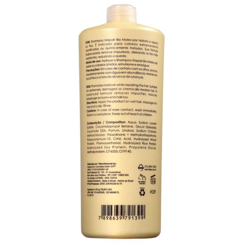Felps Profissional XRepair Bio Molecular - Shampoo 1000ml