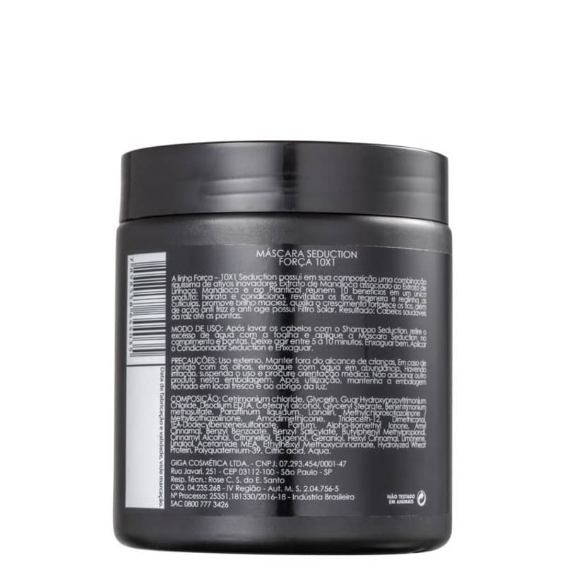 Eico Seduction Força 10x1 - Máscara Capilar 500g