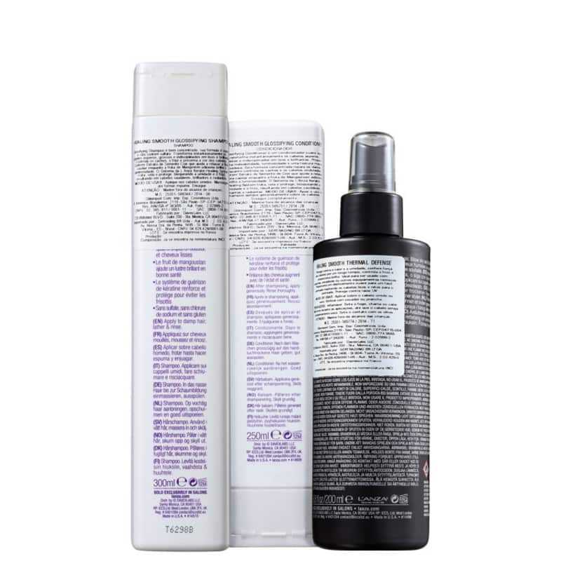 Kit L'Anza Healing Smooth Thermal (3 Produtos)