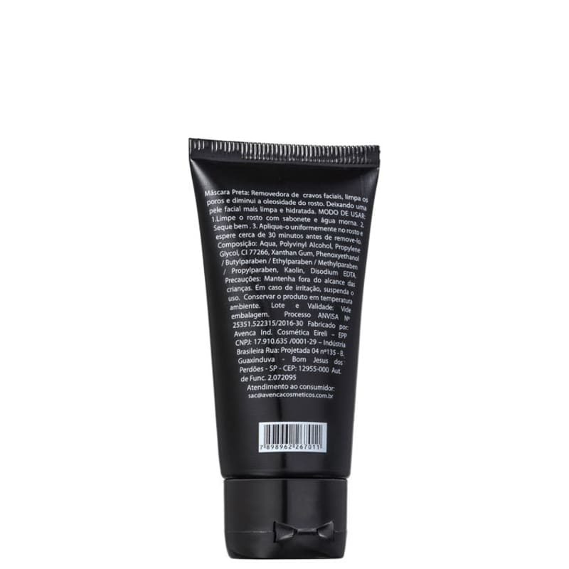 Avenca Máscara Preta - Máscara Facial 60g