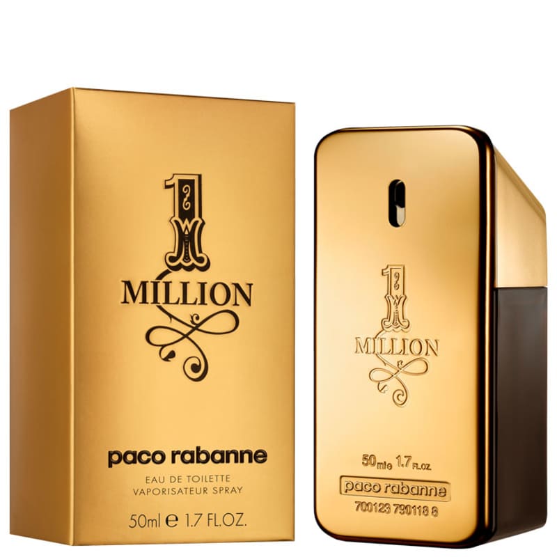 1 Million Paco Rabanne Eau de Toilette - Perfume Masculino 50ml