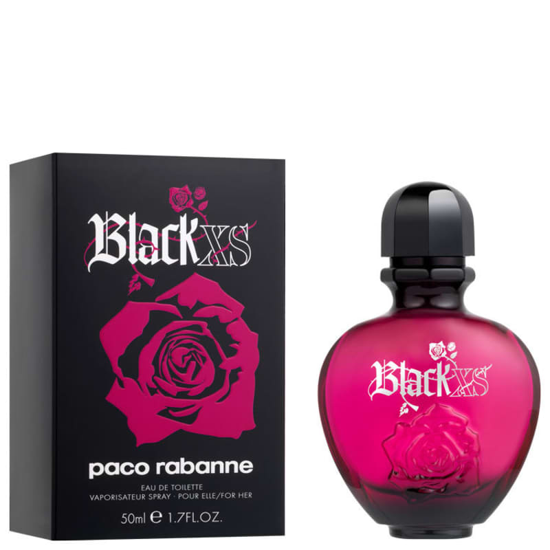 Black XS For Her Paco Rabanne Eau de Toilette - Perfume Feminino 50ml