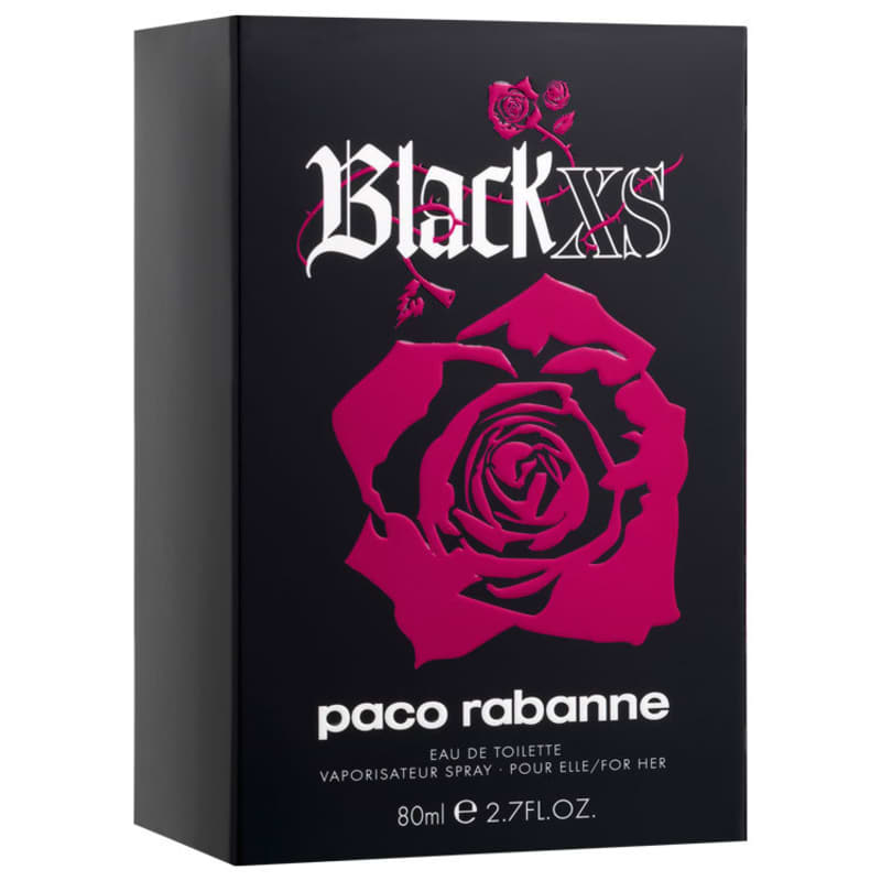 Black XS For Her Paco Rabanne Eau de Toilette - Perfume Feminino 80ml