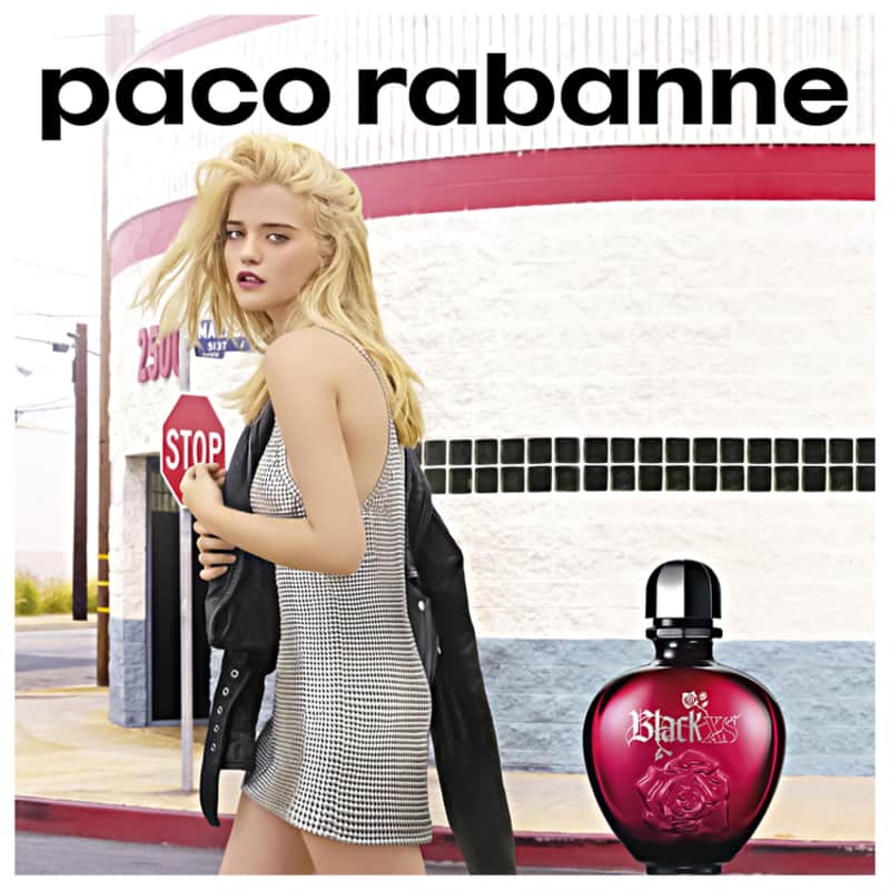 Black XS For Her Paco Rabanne Eau de Toilette - Perfume Feminino 80ml