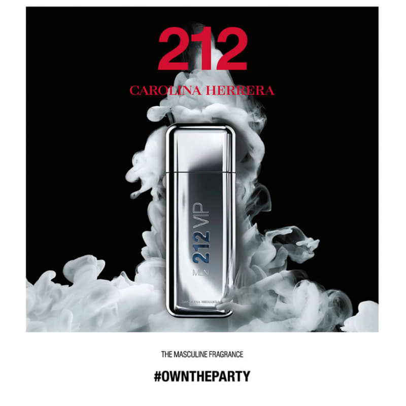 212 VIP Men Carolina Herrera Eau de Toilette - Perfume Masculino 50ml