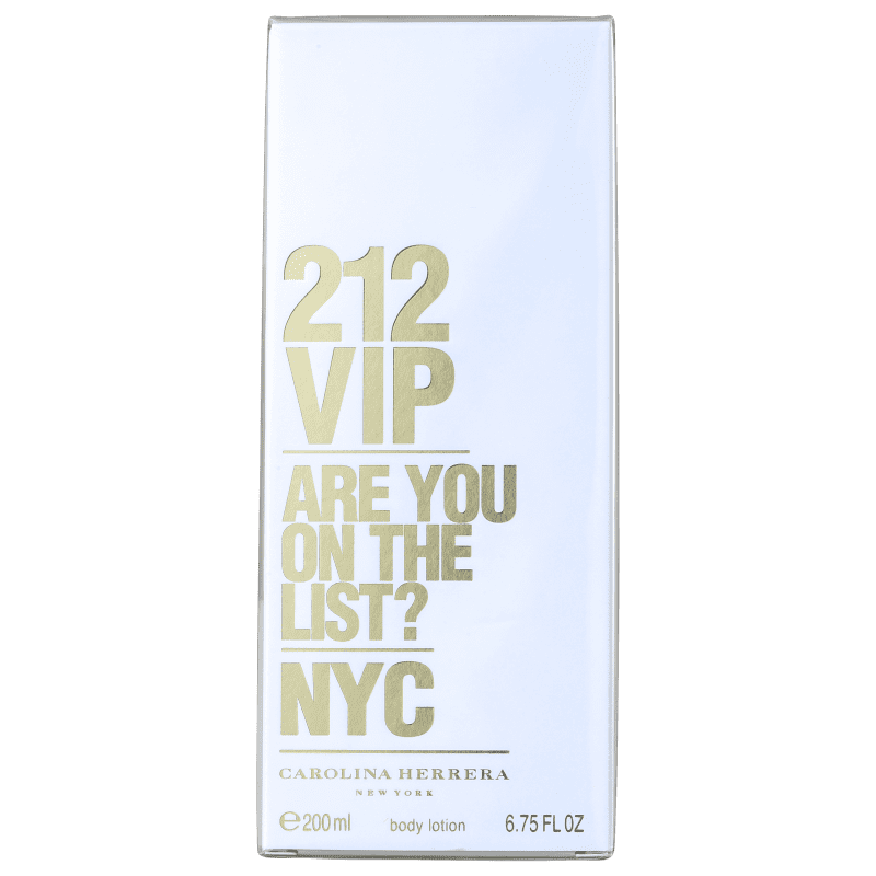 Carolina Herrera 212 Vip Body Lotion Nyc Feminino - Loção Hidratante Corporal 200ml