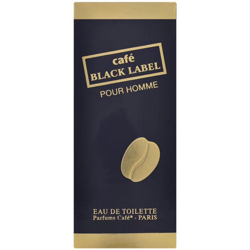Black Label Café-Café Eau de Toilette - Perfume Masculino 30ml