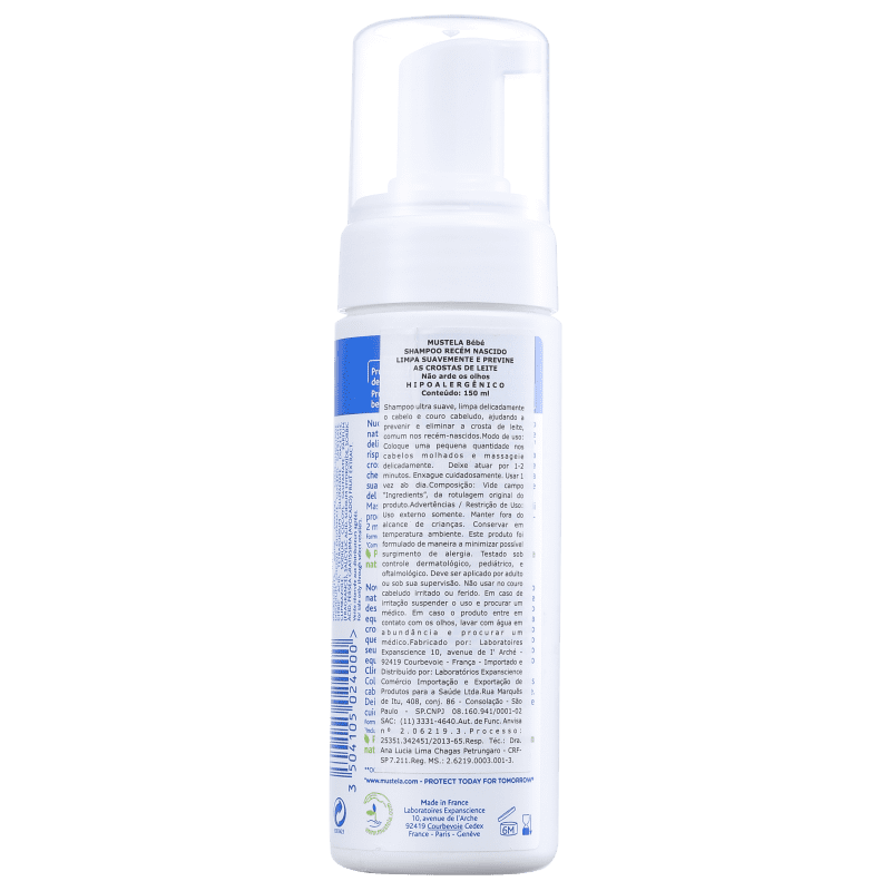 Mustela Bébé Mousse Nourrisson - Shampoo 150ml