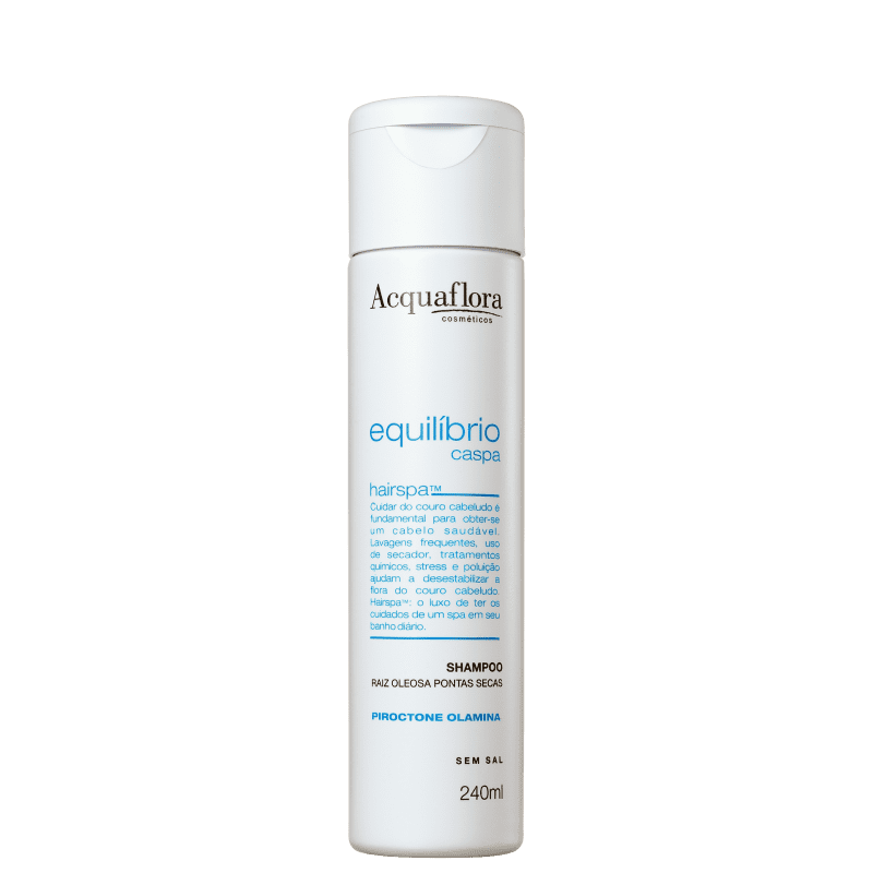 Acquaflora Equilíbrio Caspa Secos e Danificados - Shampoo Anticaspa 240ml Menor preço em Acquaflora Equilíbrio Caspa Secos e Danificados - Shampoo Anticaspa 240ml