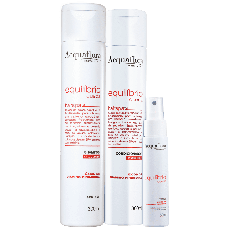 Kit Acquaflora Equilíbrio Queda Super Trio (3 Produtos)