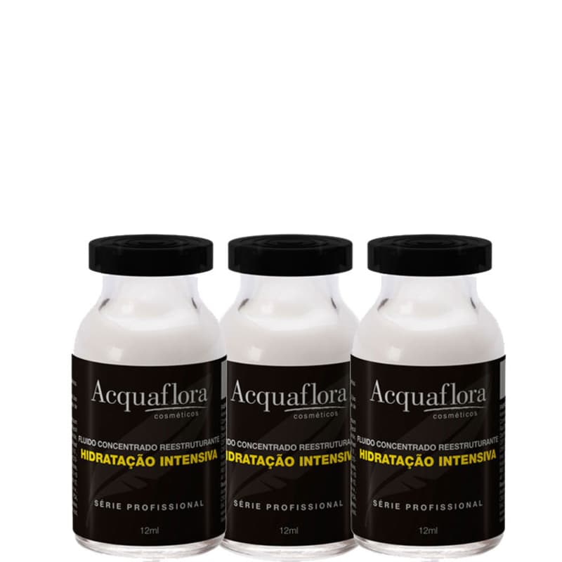 Acquaflora Hidratação Intensiva - Ampola de Hidratação 3x13ml