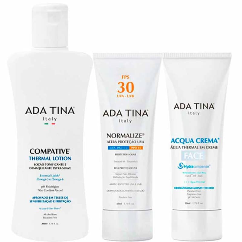 Kit Ada Tina Acqua Normalize Thermal (3produtos)