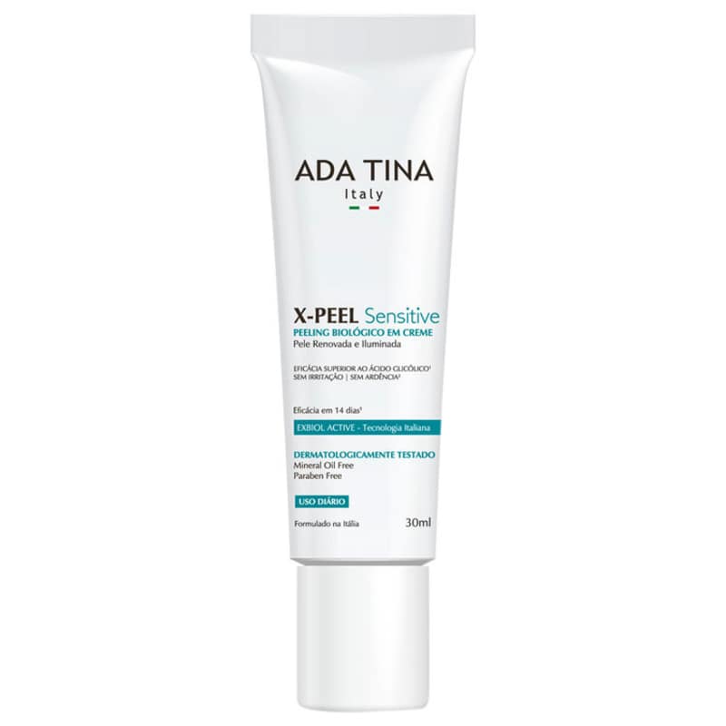 Ada Tina X-Peel Sensitive - Creme Anti-idade Clareador 30ml