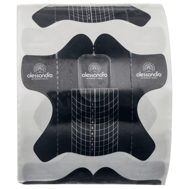 Alessandro International Butterfly Template Forms - Molde para Unha em Gel (500 unidades)