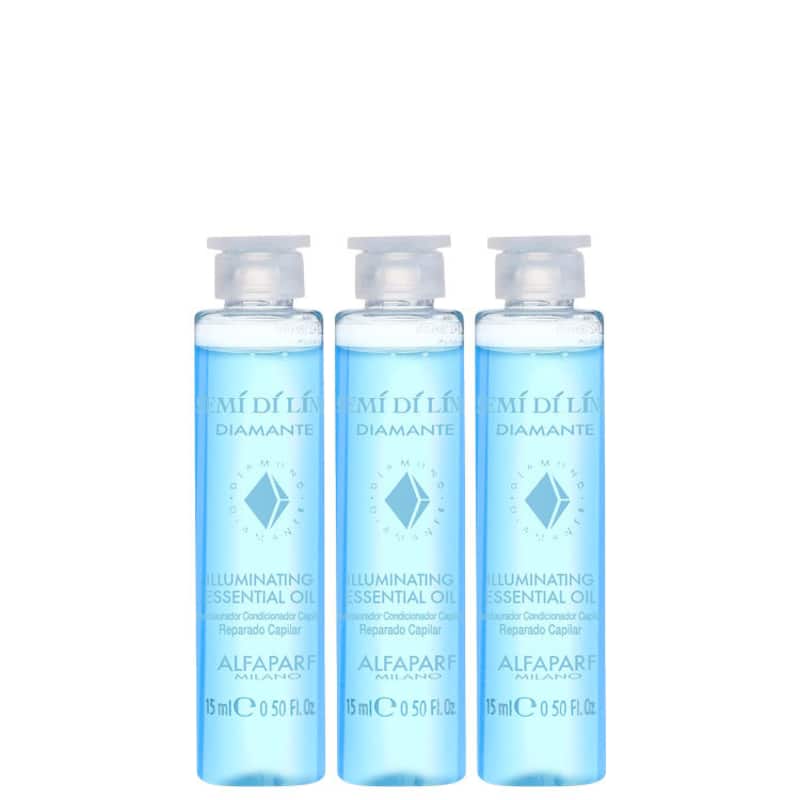 Alfaparf Semi di Lino Diamante Illuminating Essential Oil - Ampola Capilar 3x15ml