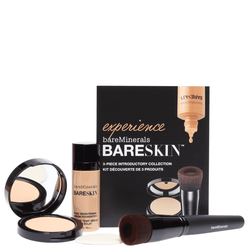 Kit bareMinerals bareSkin Experience Bare Natural 7 (3 Produtos)