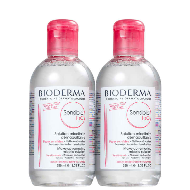 Kit Bioderma Sensibio H2O 2x 250ml (2 Produtos) Menor preço em Kit Bioderma Sensibio H2O 2x 250ml (2 Produtos)