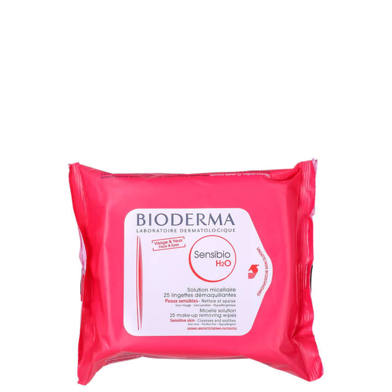 Bioderma Sensibio H2O Calmante & Hidratante - Lenço Demaquilante (25 unidades) Menor preço em Bioderma Sensibio H2O Calmante & Hidratante - Lenço Demaquilante (25 unidades)