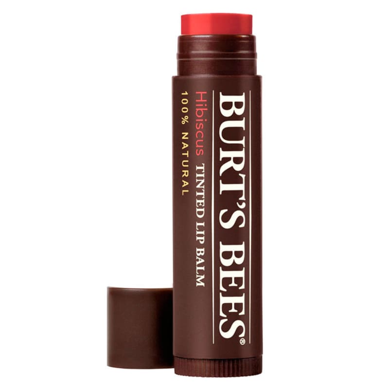 Burt's Bees Tinted Lip Balm Hibiscus - Hidratante Labial com Cor 4,25g