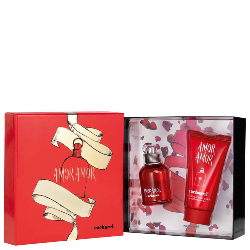 Conjunto Amor Amor Body Cacharel Feminino - Eau de Toilette 30ml + Loção Corporal 50ml