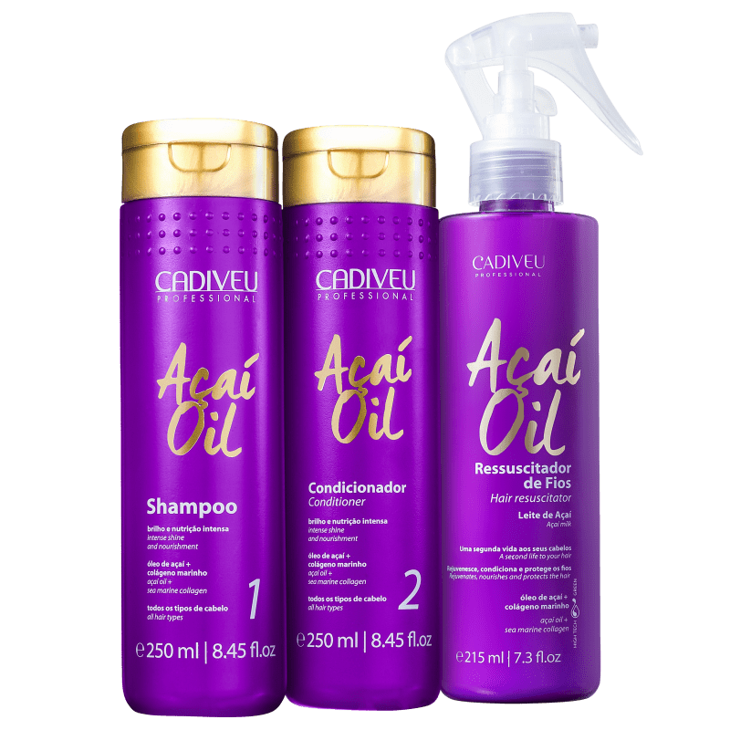 Kit Cadiveu Professional Açaí Oil Proteção Triplo (3 Produtos)
