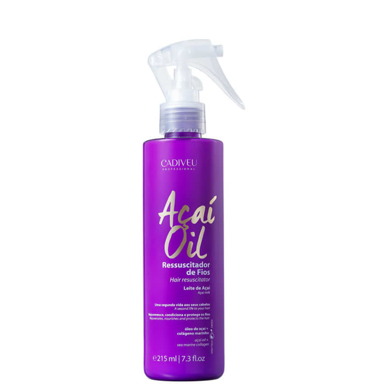 Cadiveu Professional Açaí Oil Ressuscitador de Fios - Leave-in 215ml Menor preço em Cadiveu Professional Açaí Oil Ressuscitador de Fios - Leave-in 215ml