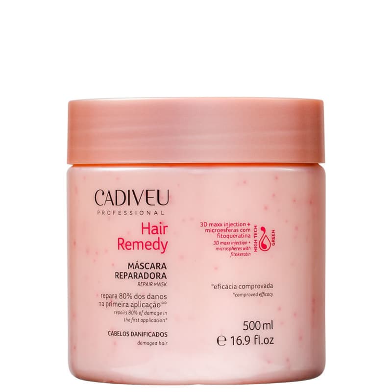 Cadiveu Professional Hair Remedy - Máscara Capilar 500ml