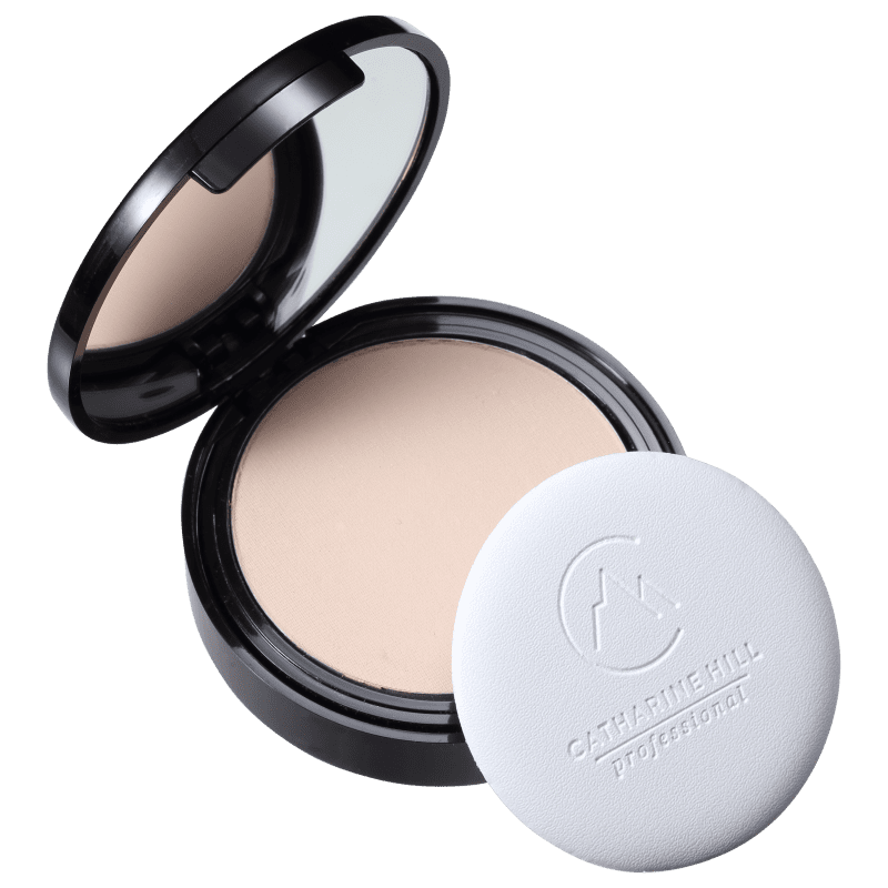 Catharine Hill Pressed Powder Micronizado Bege Canela - Pó Compacto Natural 9g