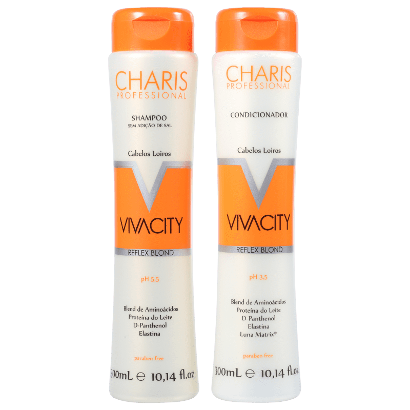 Kit Charis Vivacity Reflex Blond Duo (2 Produtos) Menor preço em Kit Charis Vivacity Reflex Blond Duo (2 Produtos)