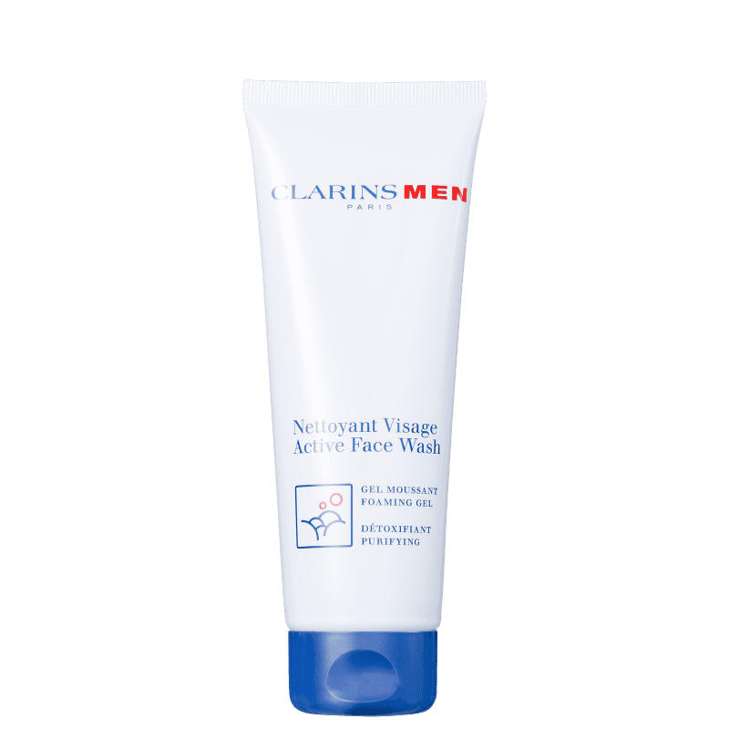 Clarins Men Active Face Wash - Espuma Esfoliante Facial 125ml