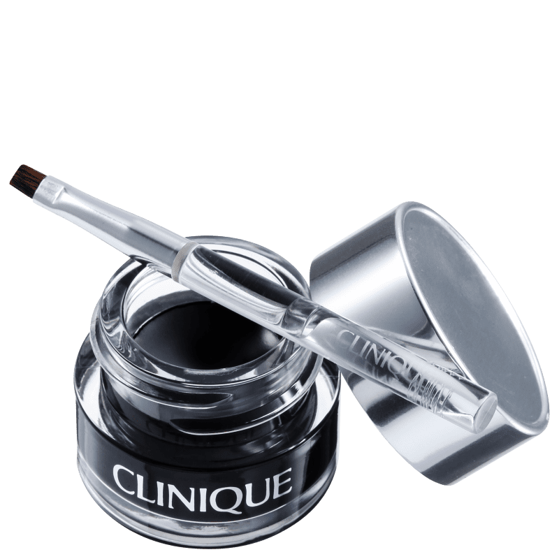 Clinique Brush-On Cream Liner True Black - Delineador em Gel 5g