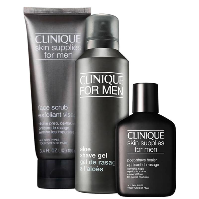 Kit Barba Clinique For Men Face Shave (3 produtos)