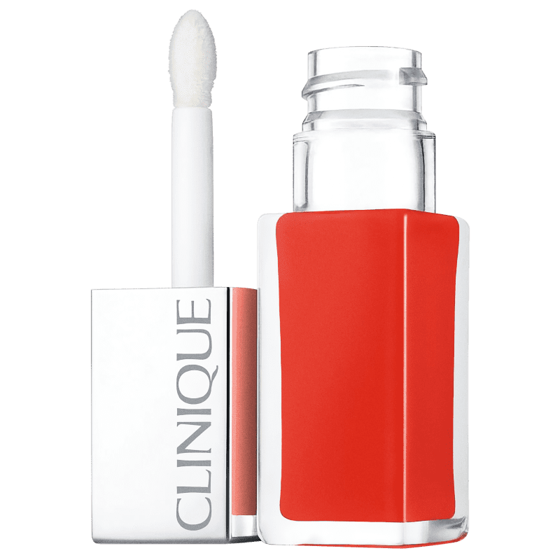 Clinique Pop Lacquer Lip Colour + Primer 3 Happy Pop - Batom Líquido Espelhado 6,5g