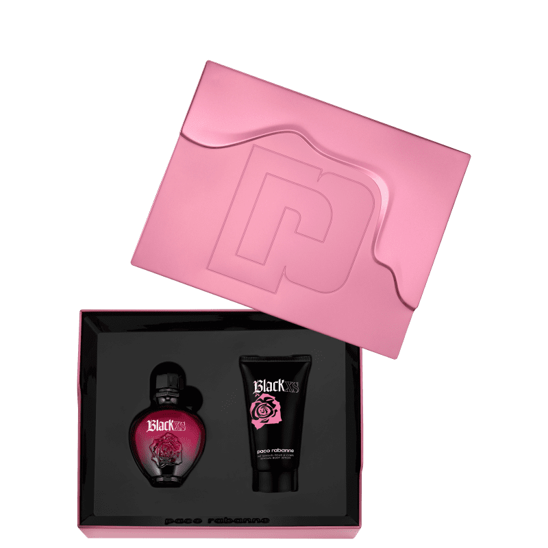 Conjunto Black XS For Her Paco Rabanne Feminino - Eau de Toilette 50ml + Loção Corporal 75ml