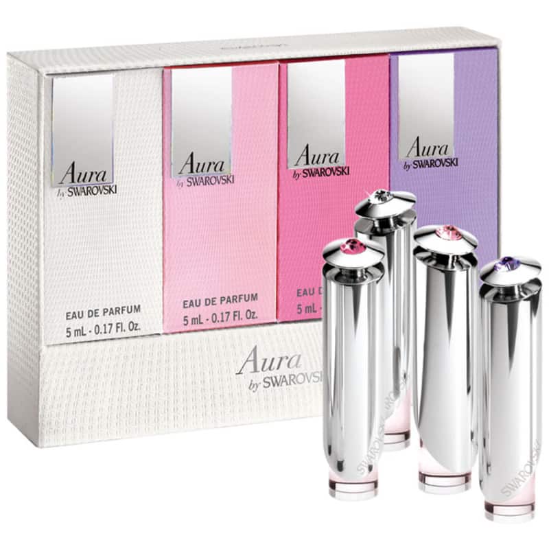 Conjunto Aura Swarovski Feminino - Eau de Parfum 4x5ml
