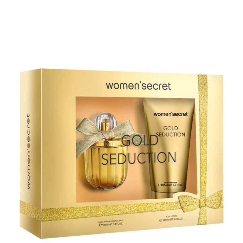 Conjunto Gold Seduction Women’ Secret Feminino - Eau de Parfum 100ml + Loção Corporal 200ml