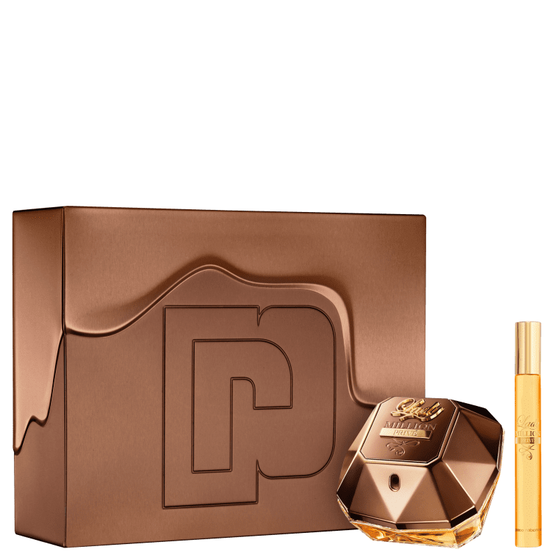 Conjunto Lady Million Privé Duo Paco Rabanne Feminino - Eau de Parfum 80ml + Travel Size 10ml