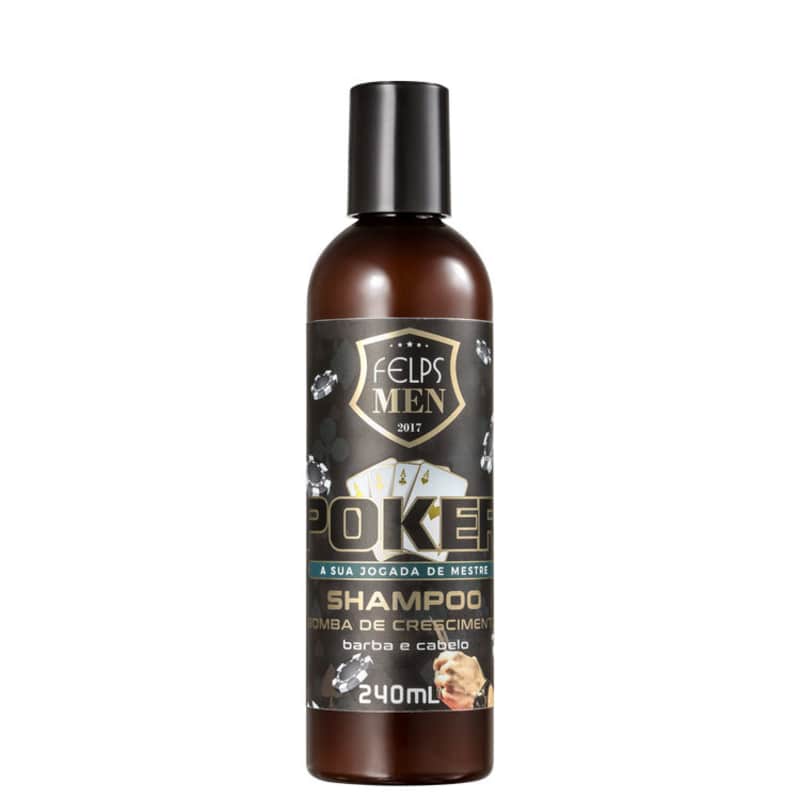 Felps Professional Men Poker Bomba de Crescimento - Shampoo Multifuncional 240ml Menor preço em Felps Professional Men Poker Bomba de Crescimento - Shampoo Multifuncional 240ml