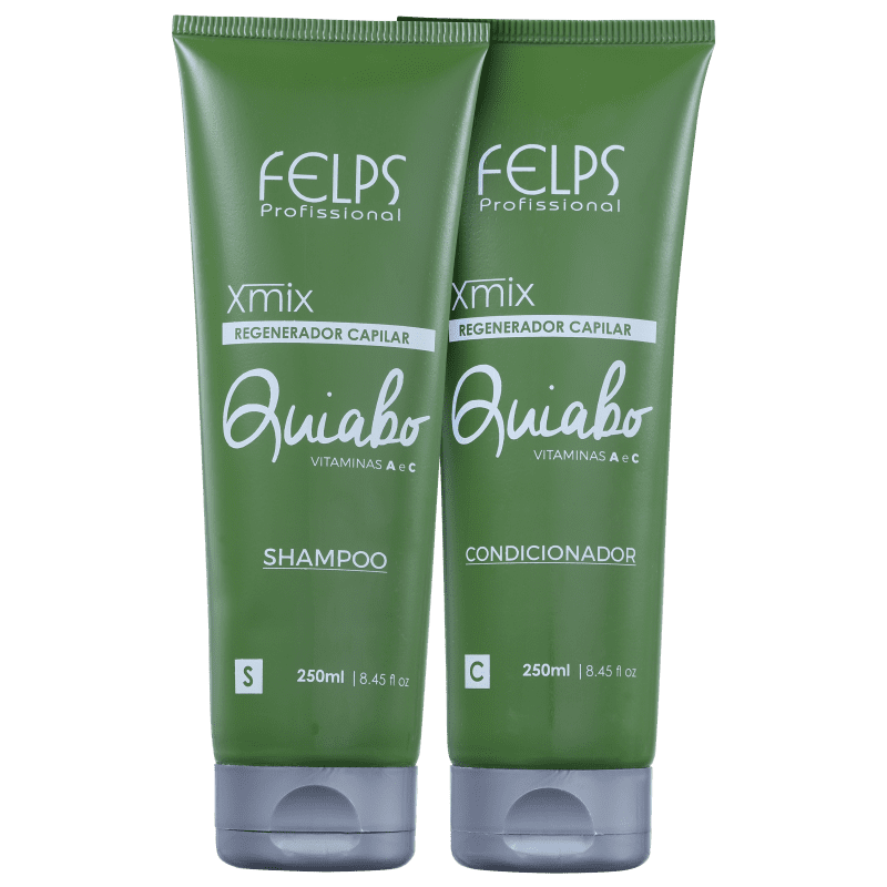 Kit Felps Profissional Xmix Quiabo Cuidado Diário (2 Produtos)